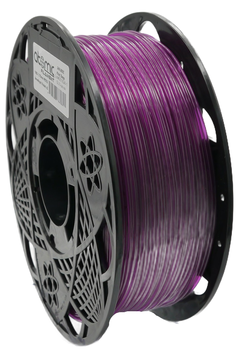Atomic Filament Amethyst Violet Gemstone Translucent v2 PETG PRO