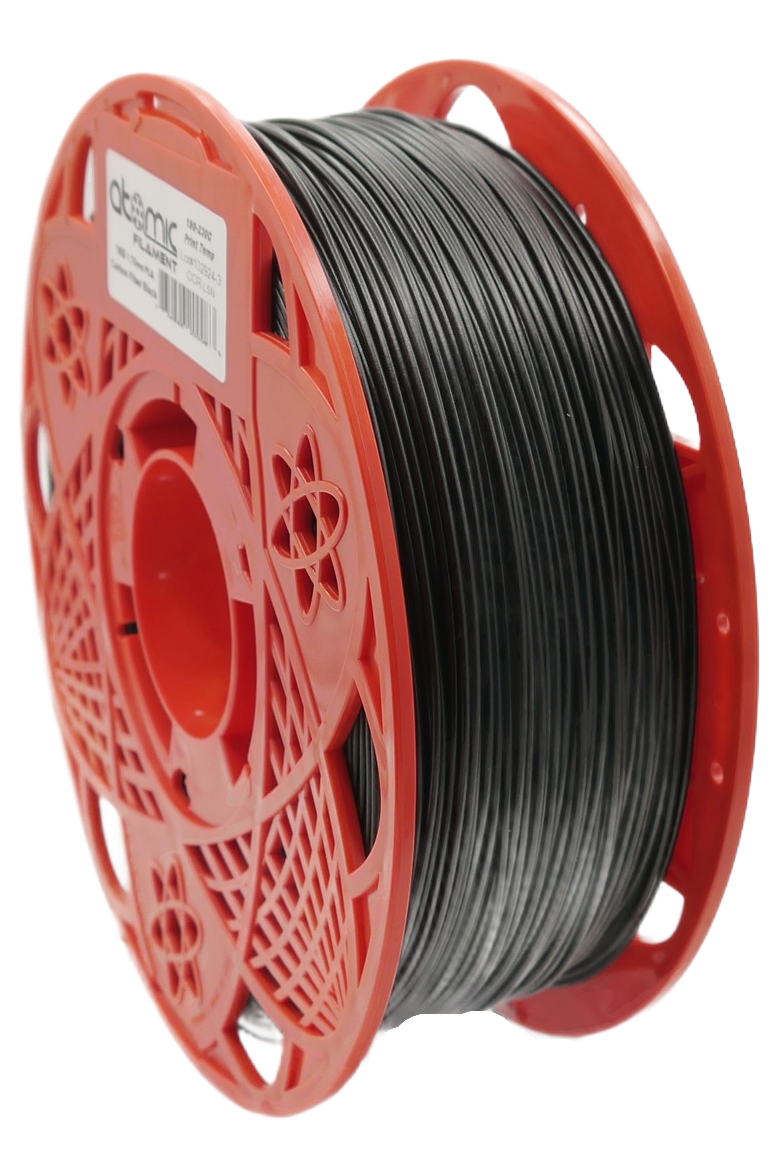 Carbon Fiber Extreme Black PLA Filament AMS Compatible