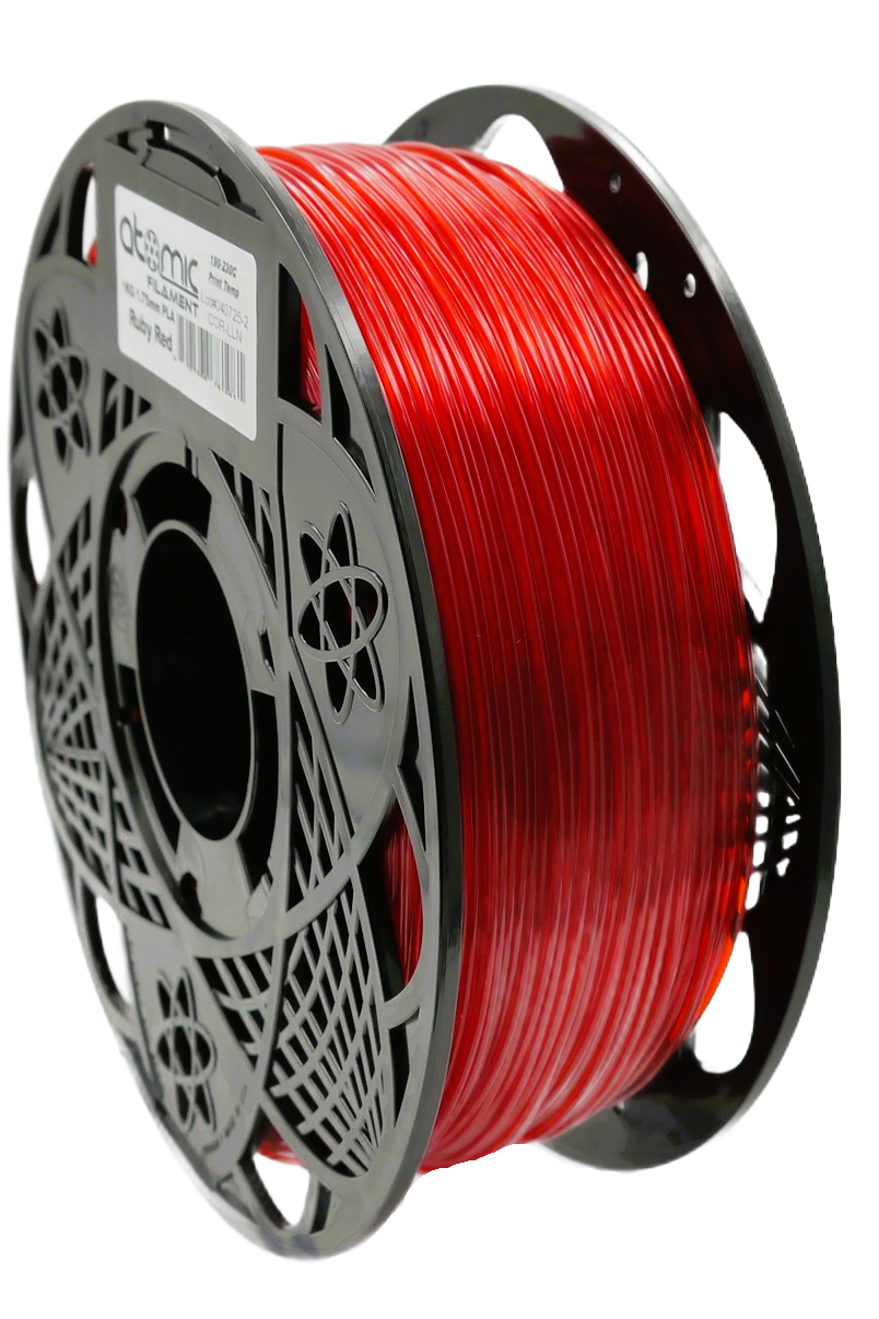 Gemstone Ruby Red Translucent PLA AMS Compatible