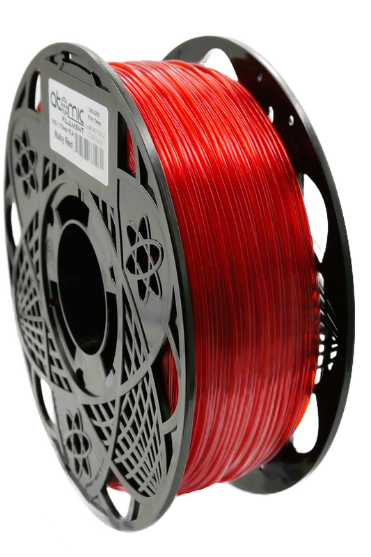 Gemstone Ruby Red Translucent PLA AMS Compatible