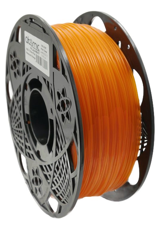Iridescent Orange Translucent PLA Filament AMS Compatible