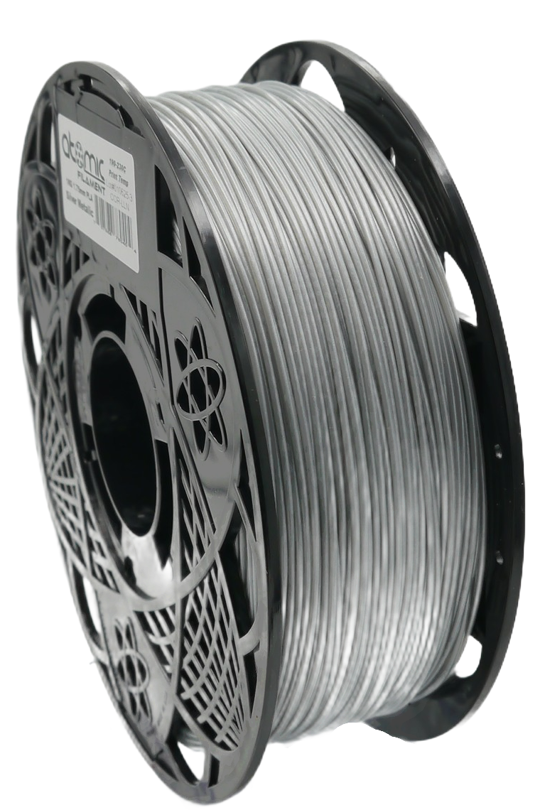 Metallic Silver V2 PLA Filament AMS Compatible