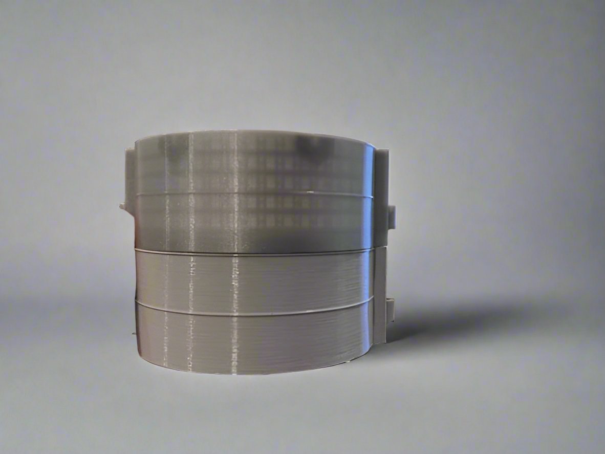 Metallic Silver V2 PLA Filament AMS Compatible