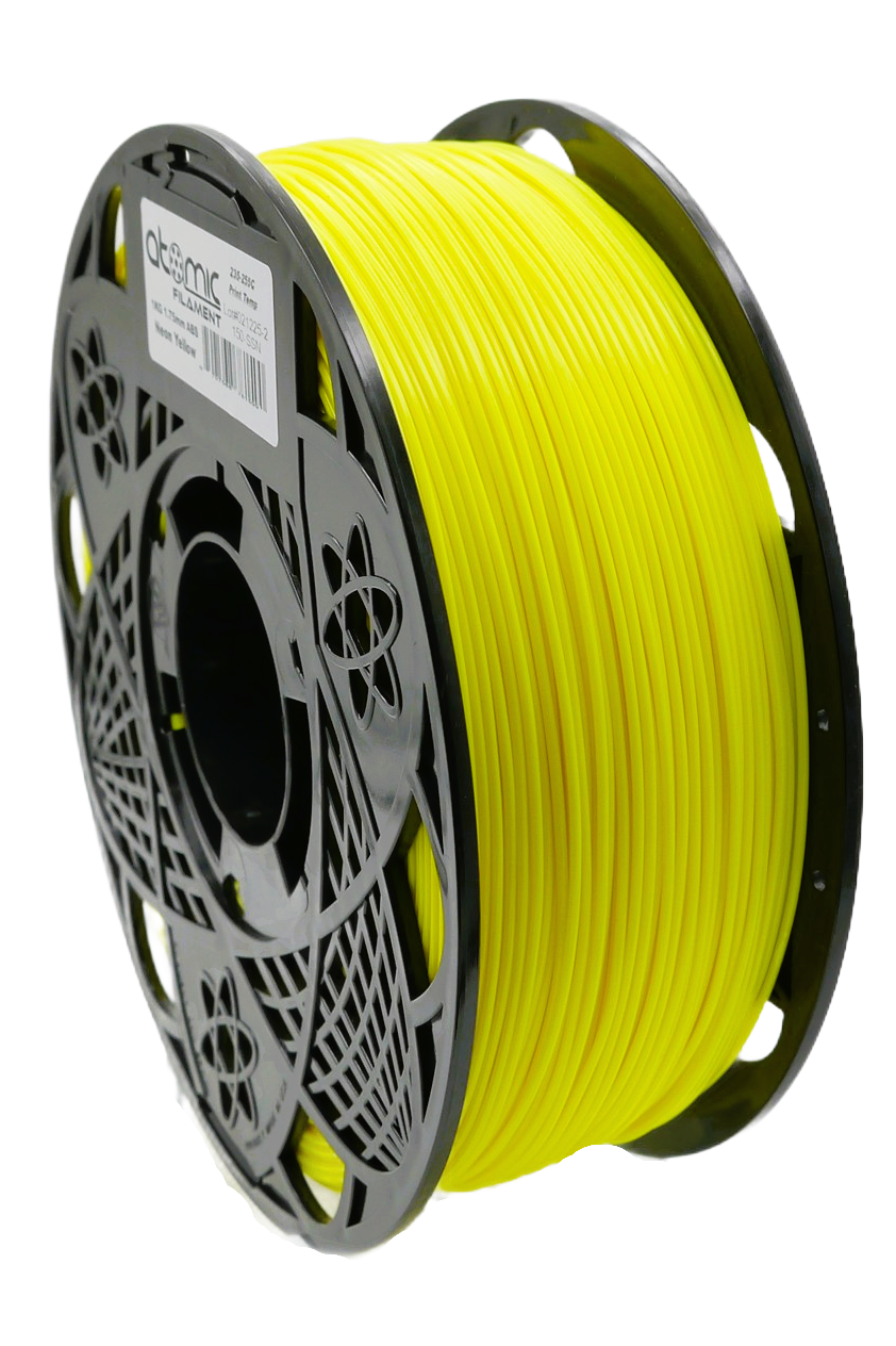 Neon Yellow UV Reactive ABS Filament AMS Compatible