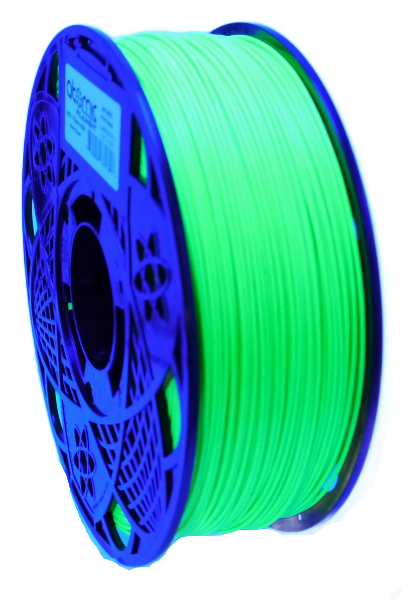 Neon Green UV Reactive Opaque ASA Filament AMS Compatible