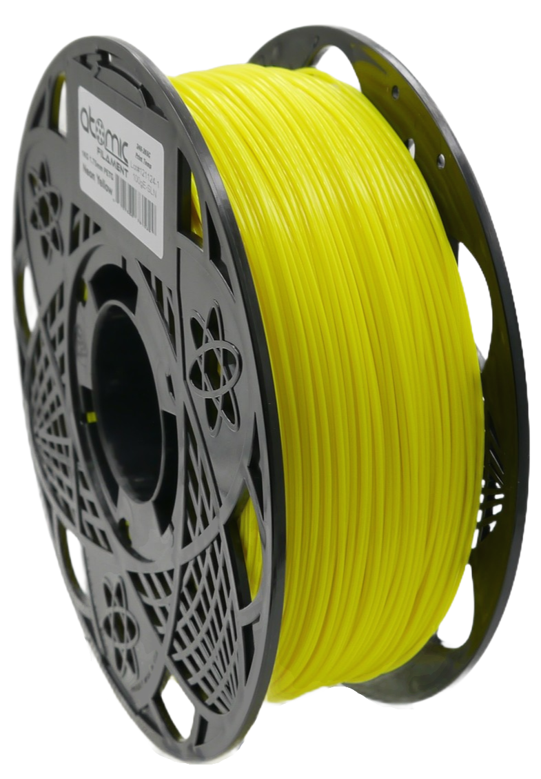 Neon Yellow UV Reactive Opaque PETG PRO AMS Compatible