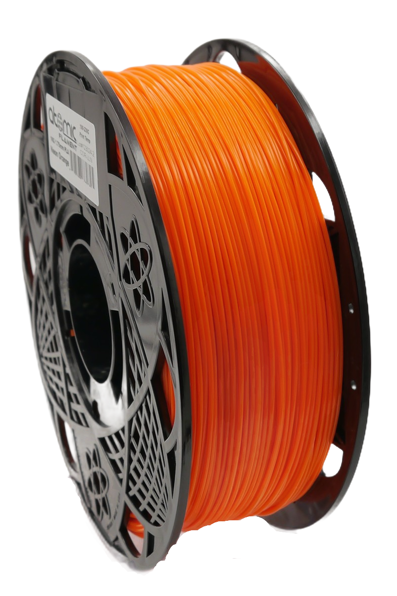 Neon Orange UV Reactive PLA Filament