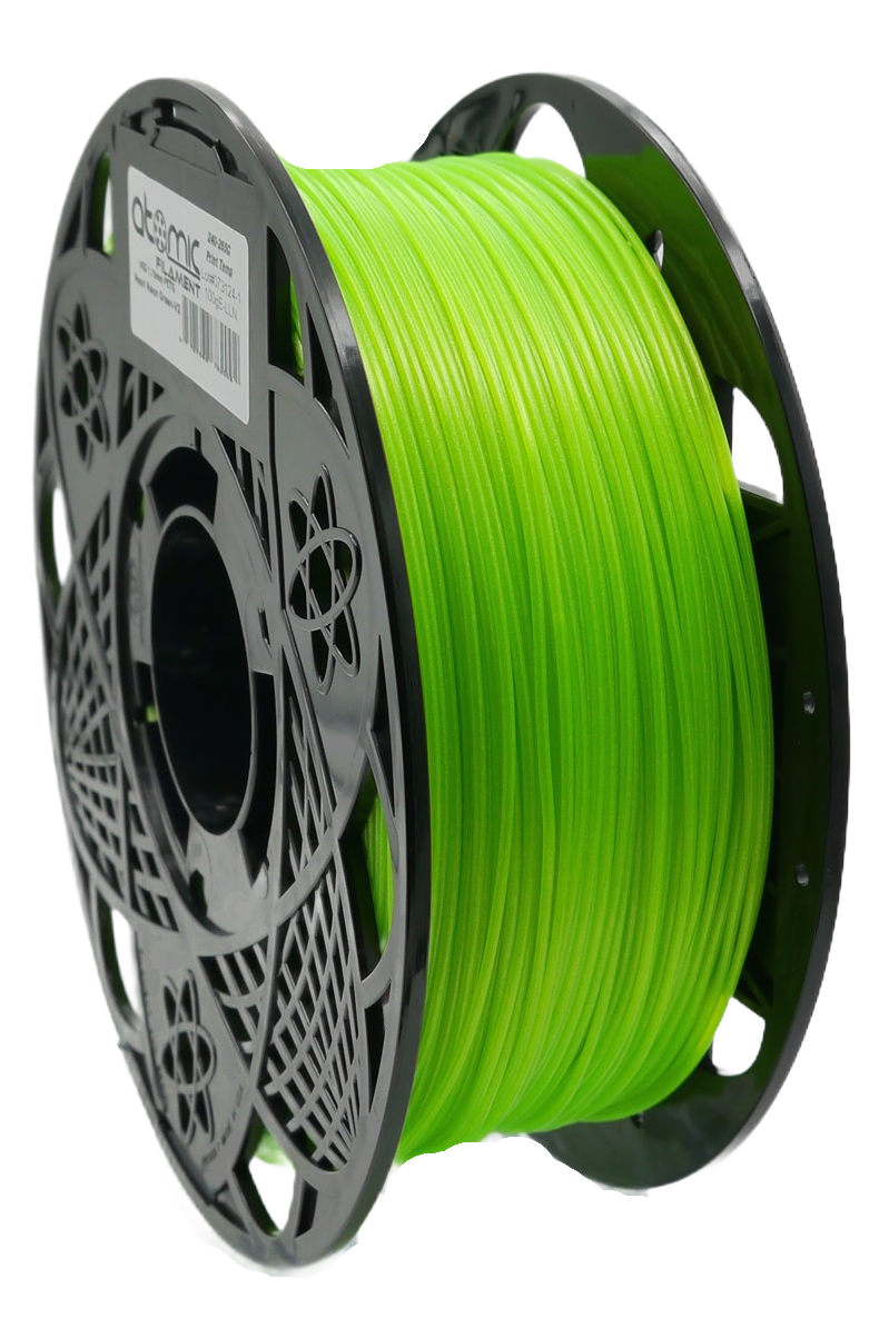 Pearlescent Translucent Neon Green PETG PRO v2 - UV Reactive AMS Compatible