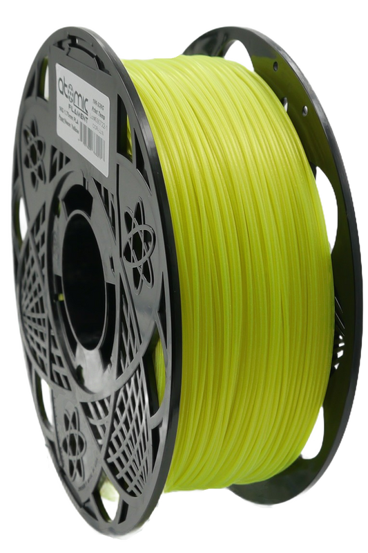 Pearlescent Translucent Neon Yellow PLA - UV REACTIVE AMS Compatible