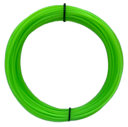 Sample Coil PLA - Pearlescent Translucent Neon Green UV Reactive