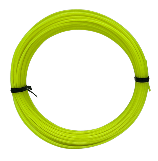 Sample Coil PLA - Pearlescent Translucent Neon Yellow PLA - UV REACTIVE