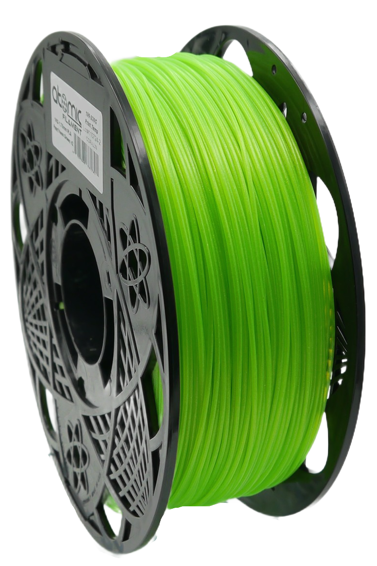 Pearlescent Translucent Neon Green v2 PLA - UV REACTIVE AMS Compatible