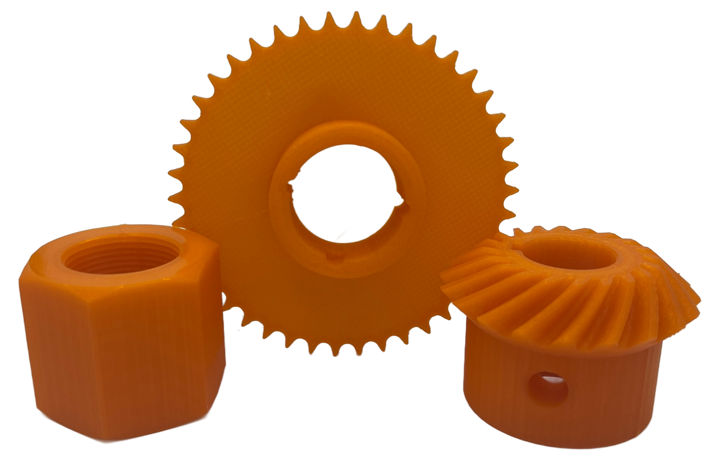 Iridescent Orange Translucent PLA Filament AMS Compatible