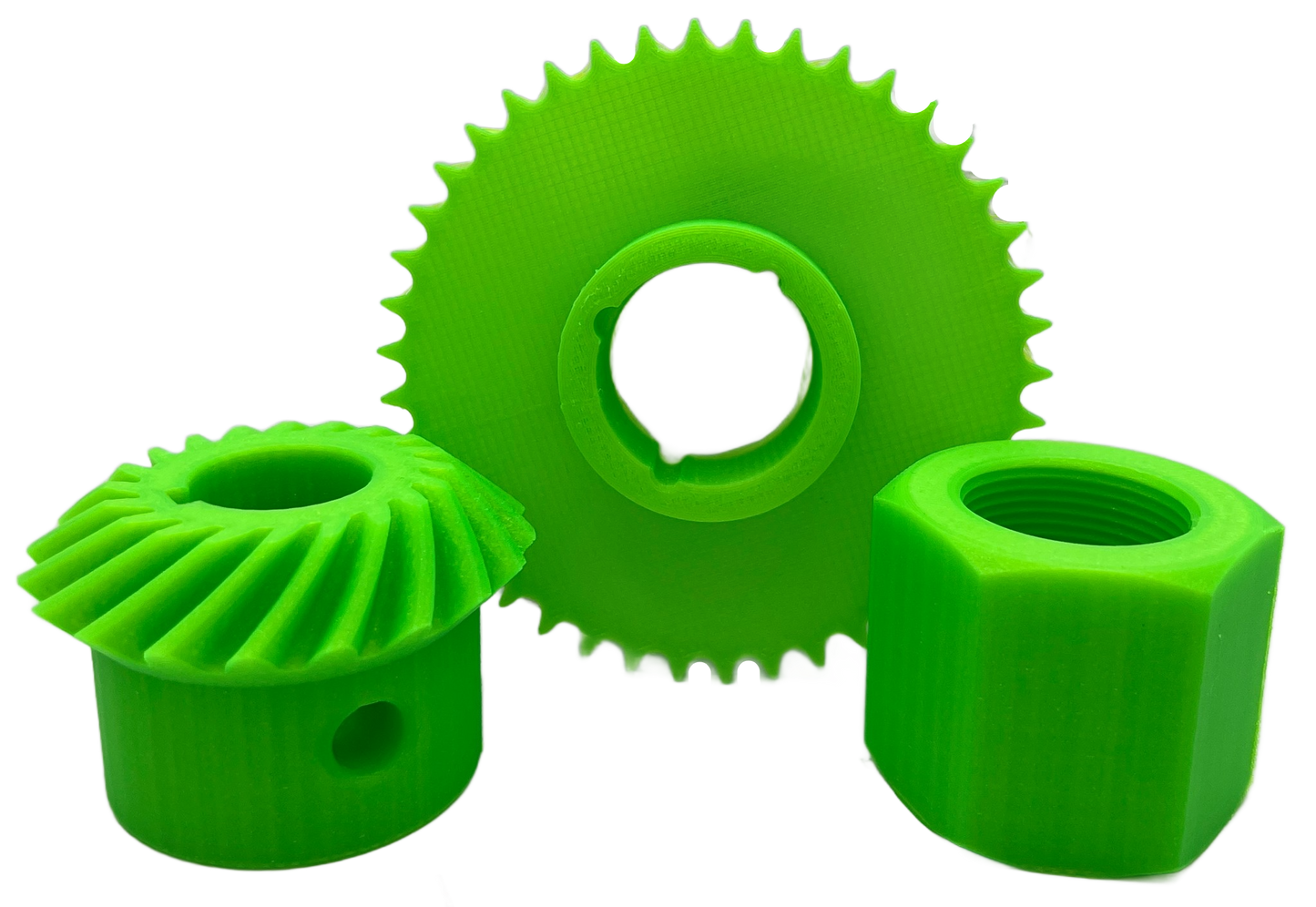Translucent Neon Green PLA v2 - UV REACTIVE AMS Compatible