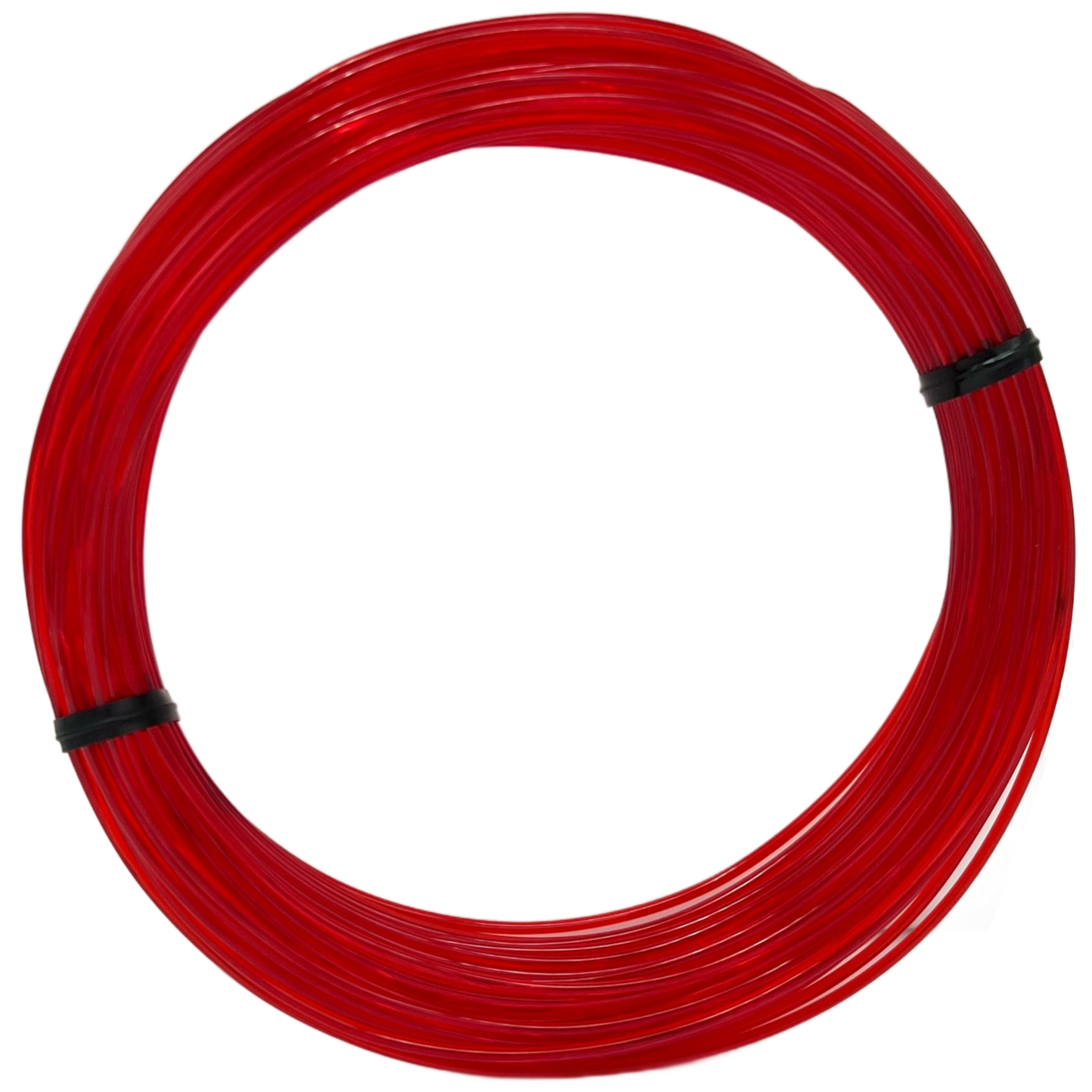 Sample Coil PETG - Gemstone Ruby Red Translucent 1.75mm