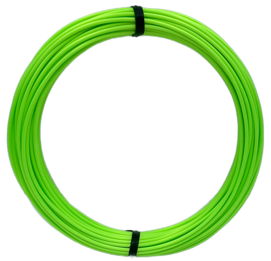 Sample Coil PLA - Silky Extreme Bright Neon Green UV Reactive