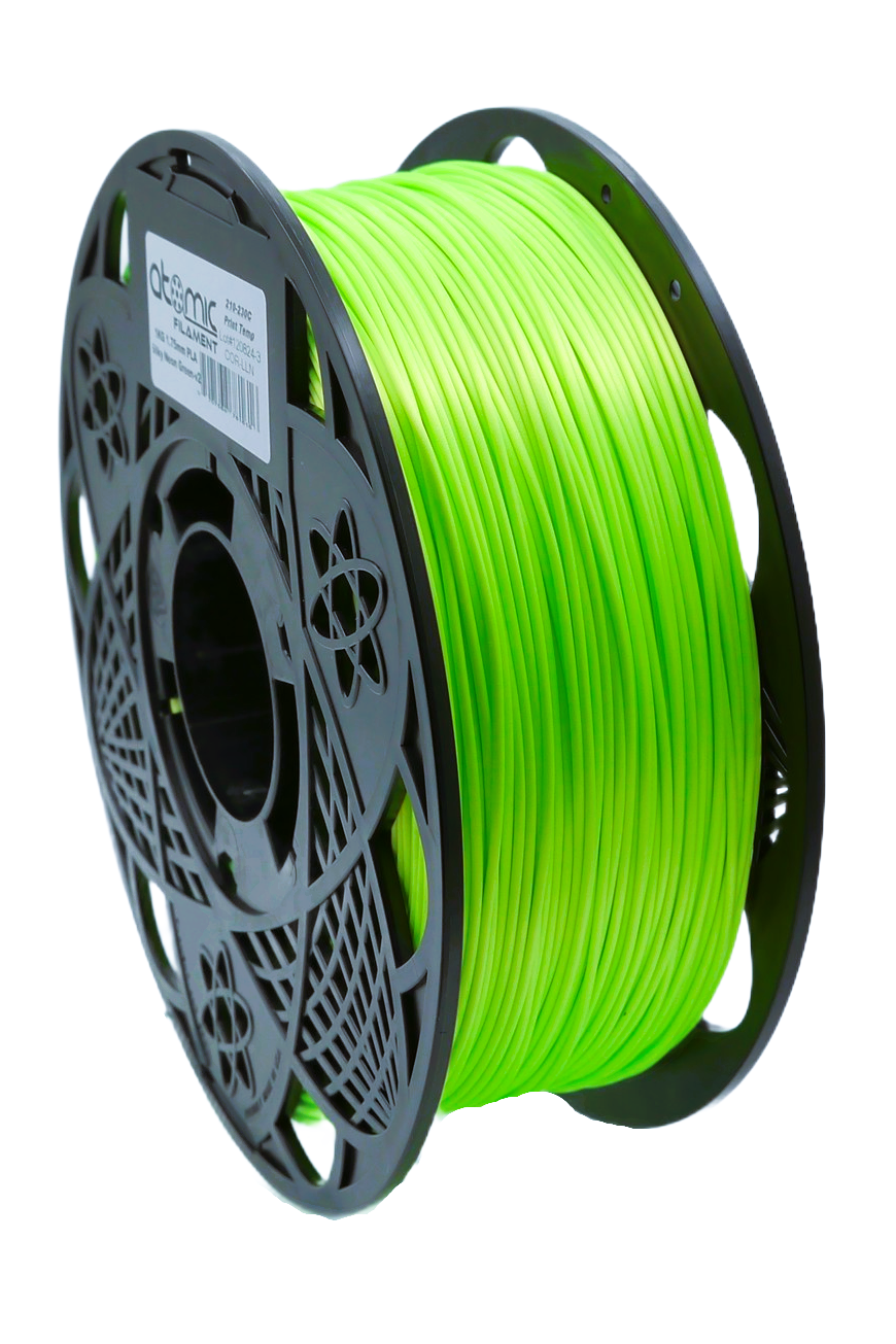 Silky Extreme Bright Neon Green UV Reactive PLA AMS Compatible