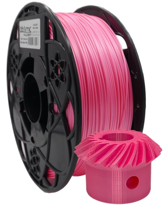 Sample Coil PLA - Silky Extreme Bright Neon Pink UV Reactive