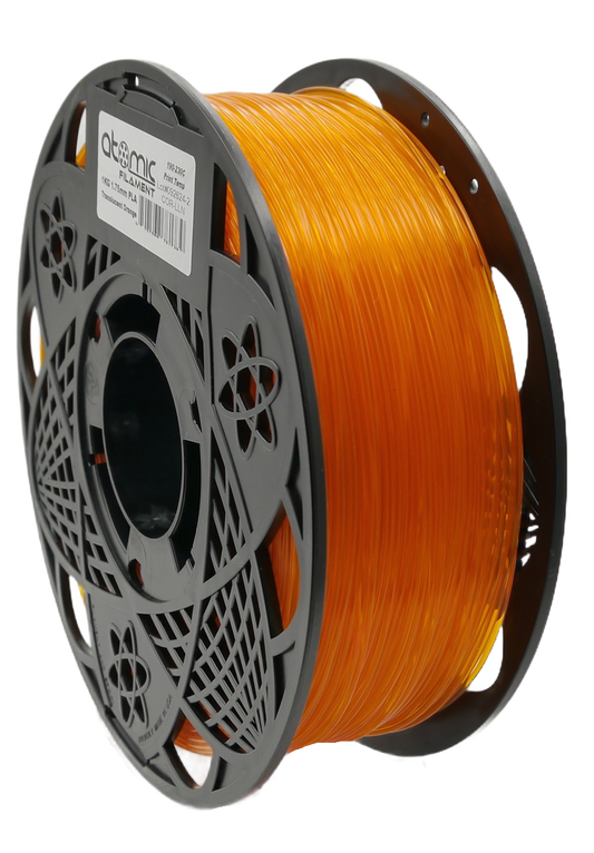 Translucent Bright Orange PLA AMS Compatible