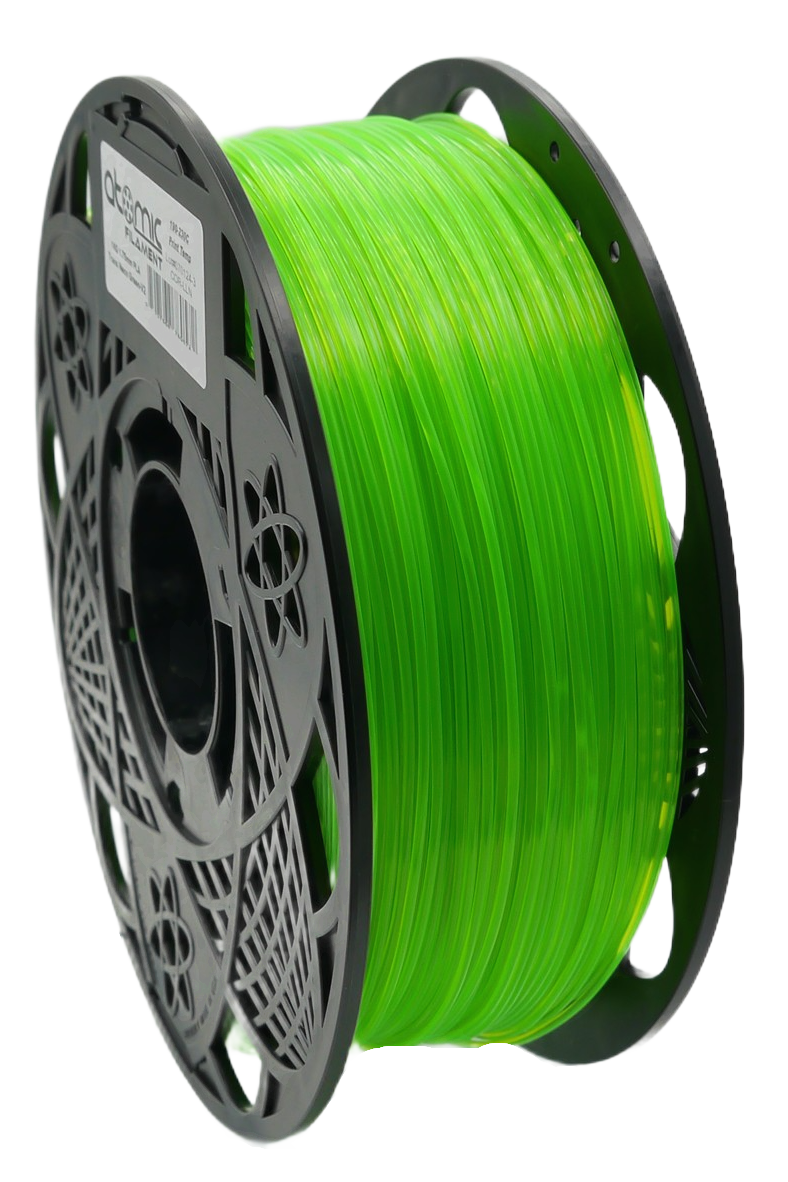 Atomic Filament Translucent Neon Green PLA UV - Main Image