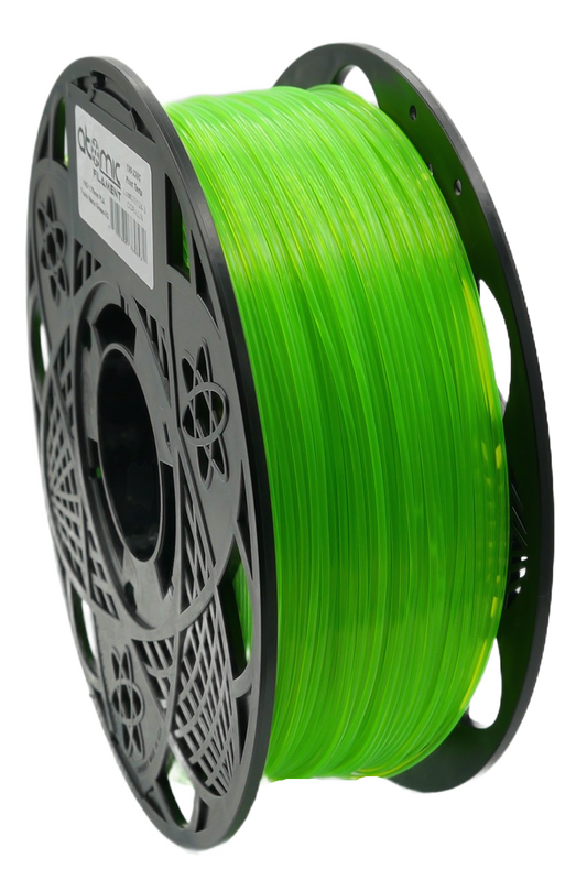 Translucent Neon Green PLA v2 - UV REACTIVE AMS Compatible