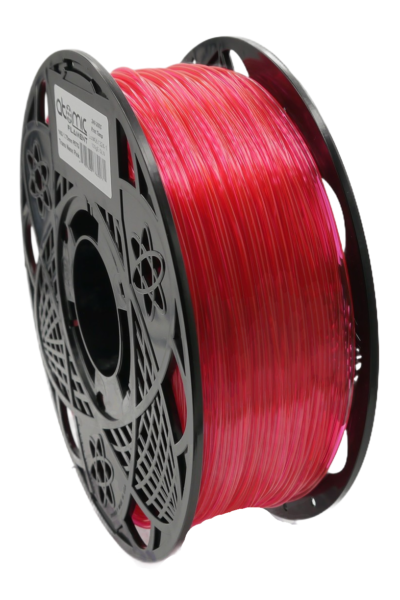 Translucent Neon Hot Pink PETG PRO - UV REACTIVE AMS Compatible