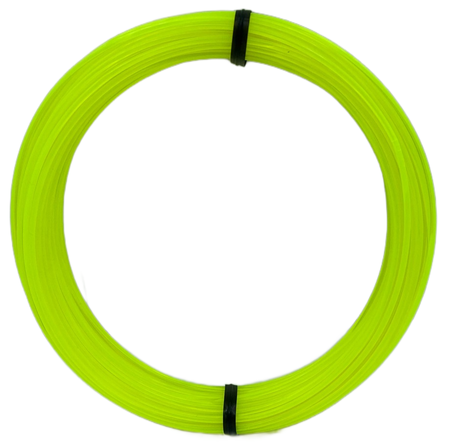Sample Coil PLA - Translucent Neon Yellow - UV Reactive