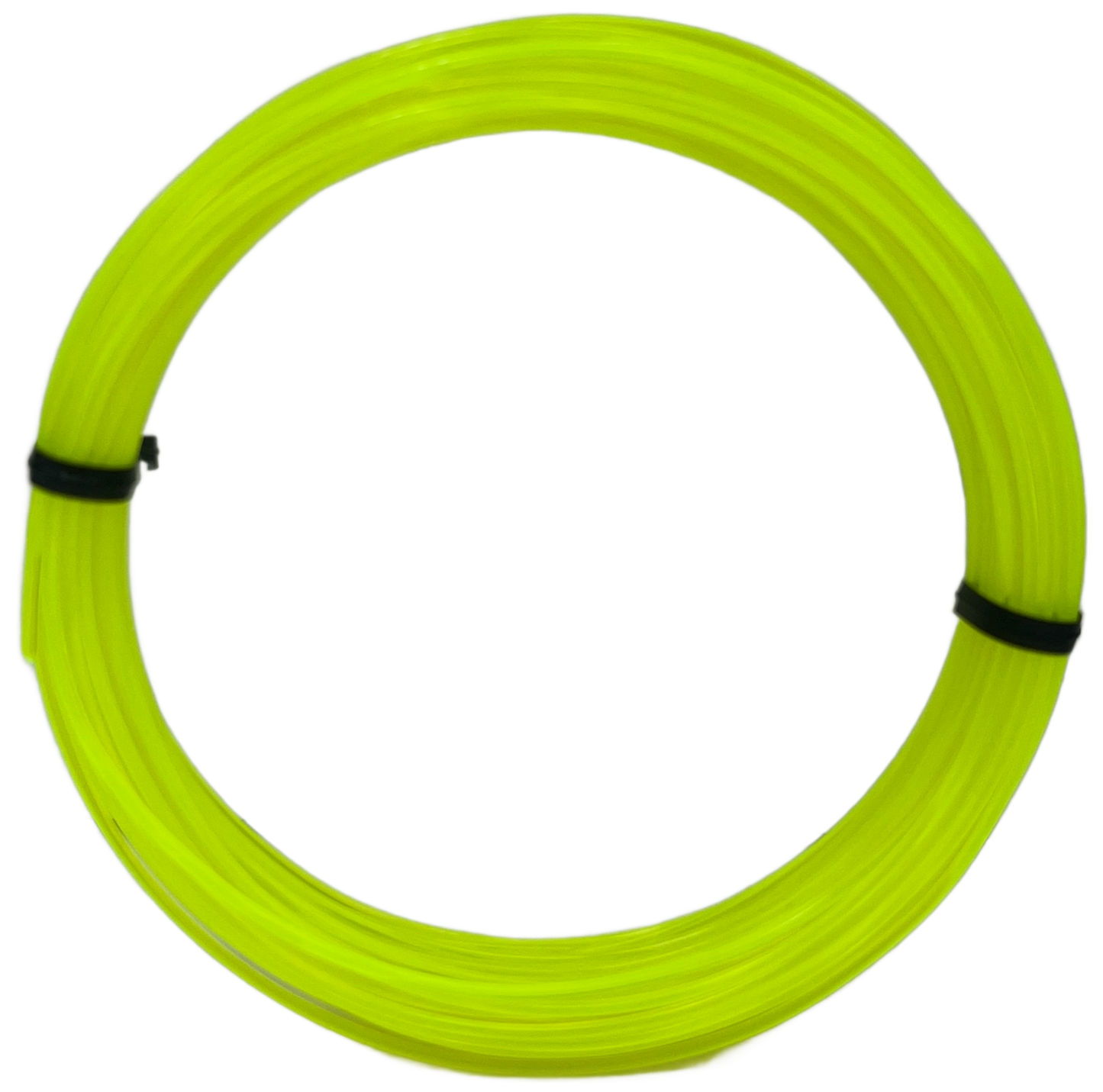 Sample Coil PETG - Translucent Neon Yellow - UV REACTIVE 1.75mm