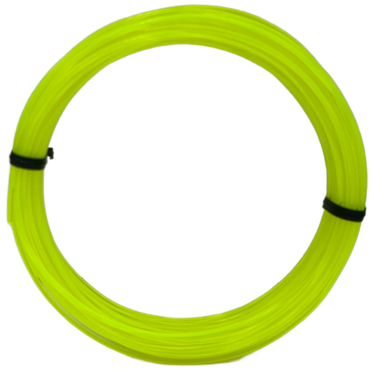 Sample Coil PETG - Translucent Neon Yellow - UV REACTIVE 1.75mm