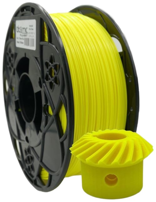 Sample Coil PLA - Neon Yellow UV Reactive