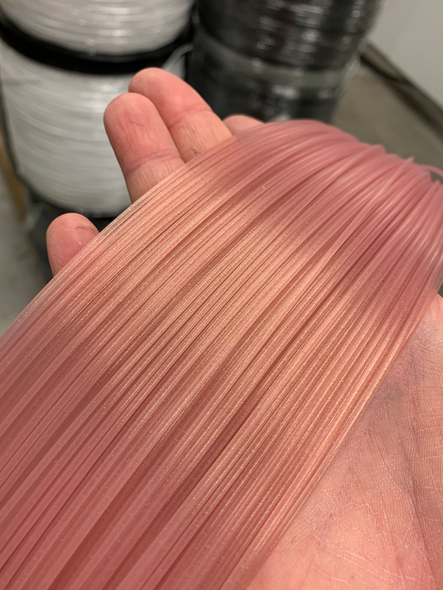 Rose Gold Metallic Translucent PLA
