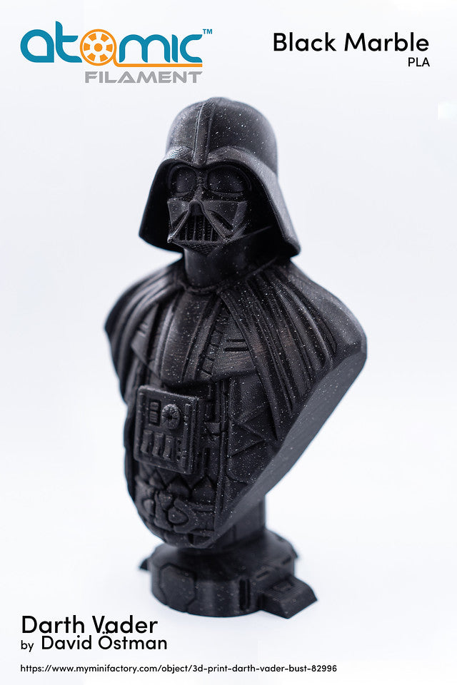 Black Marble PLA Filament AMS Compatible