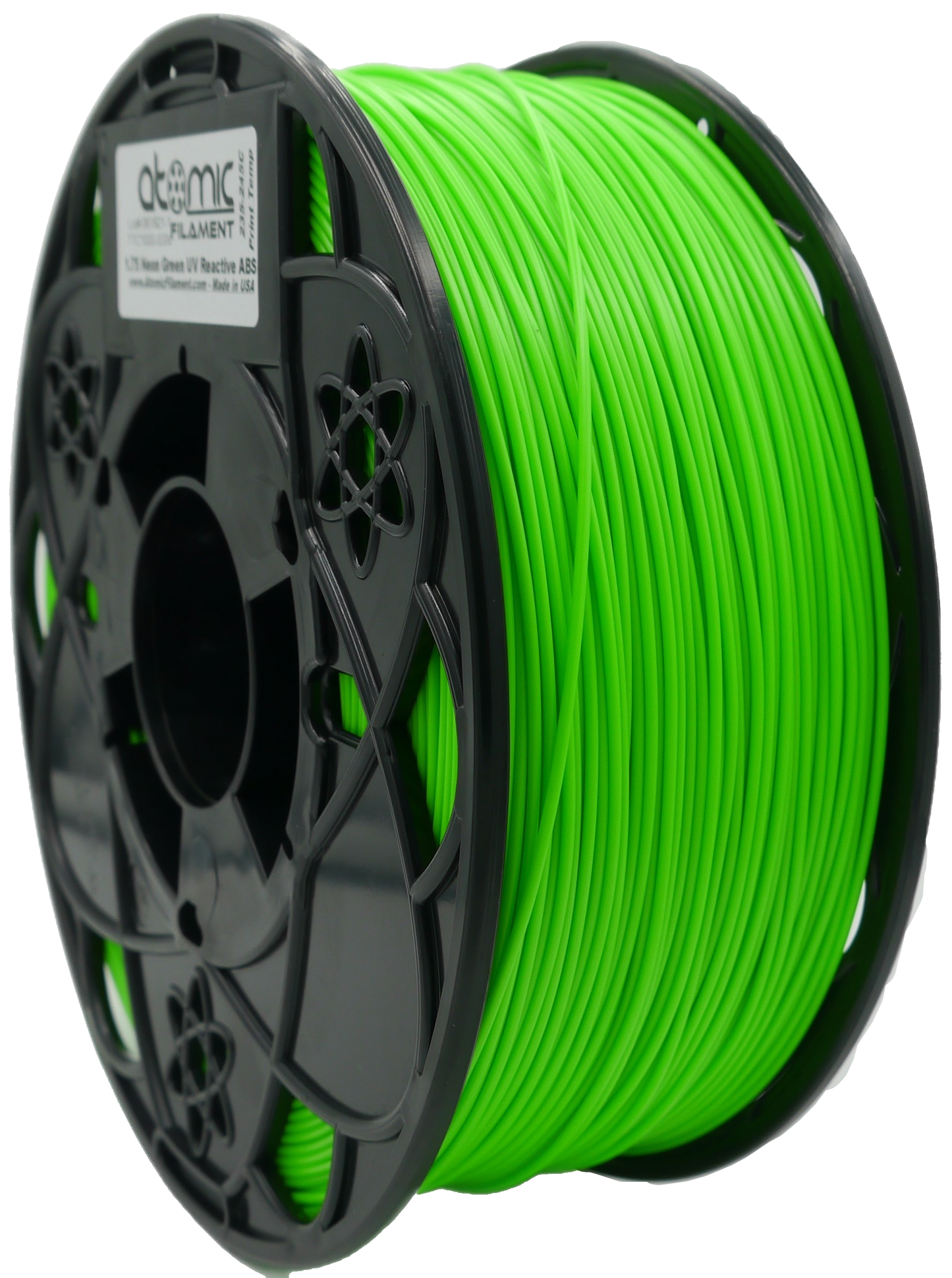 Sample Coil ABS - Neon Green UV Reactive 1.75mm