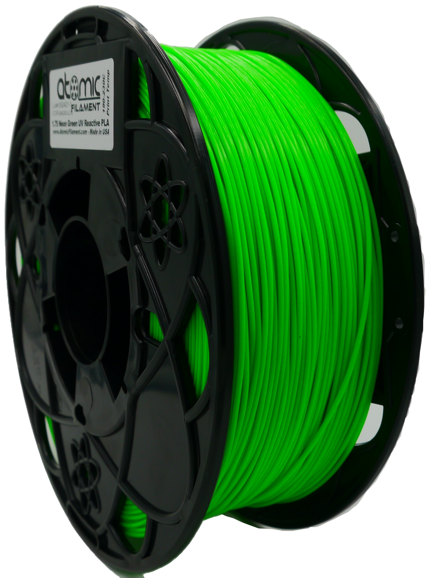 Sample Coil PLA - Neon Green UV Reactive