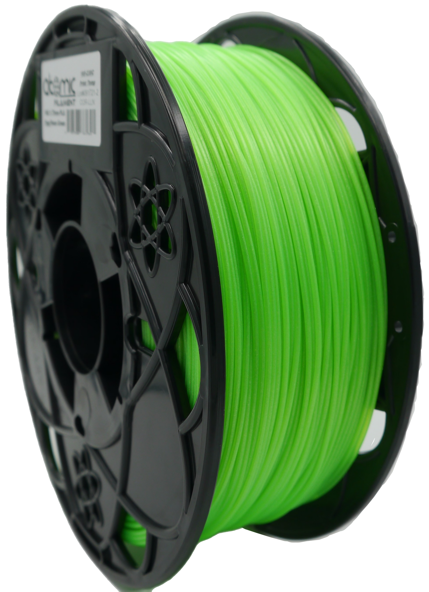 Sample Coil PLA - Pearlescent Translucent Neon Green UV Reactive