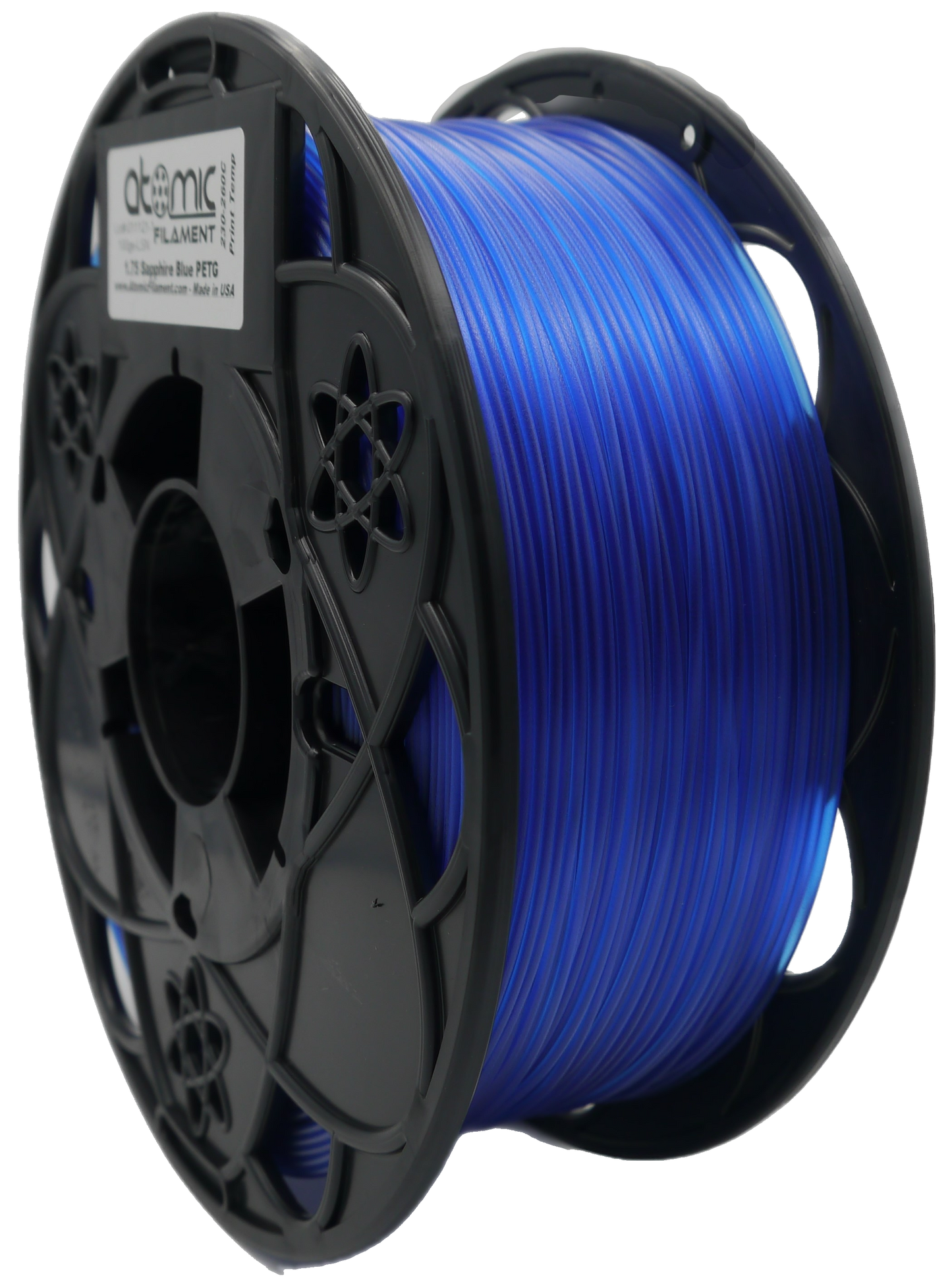 Sample Coil PETG - Sapphire Blue Translucent 1.75mm