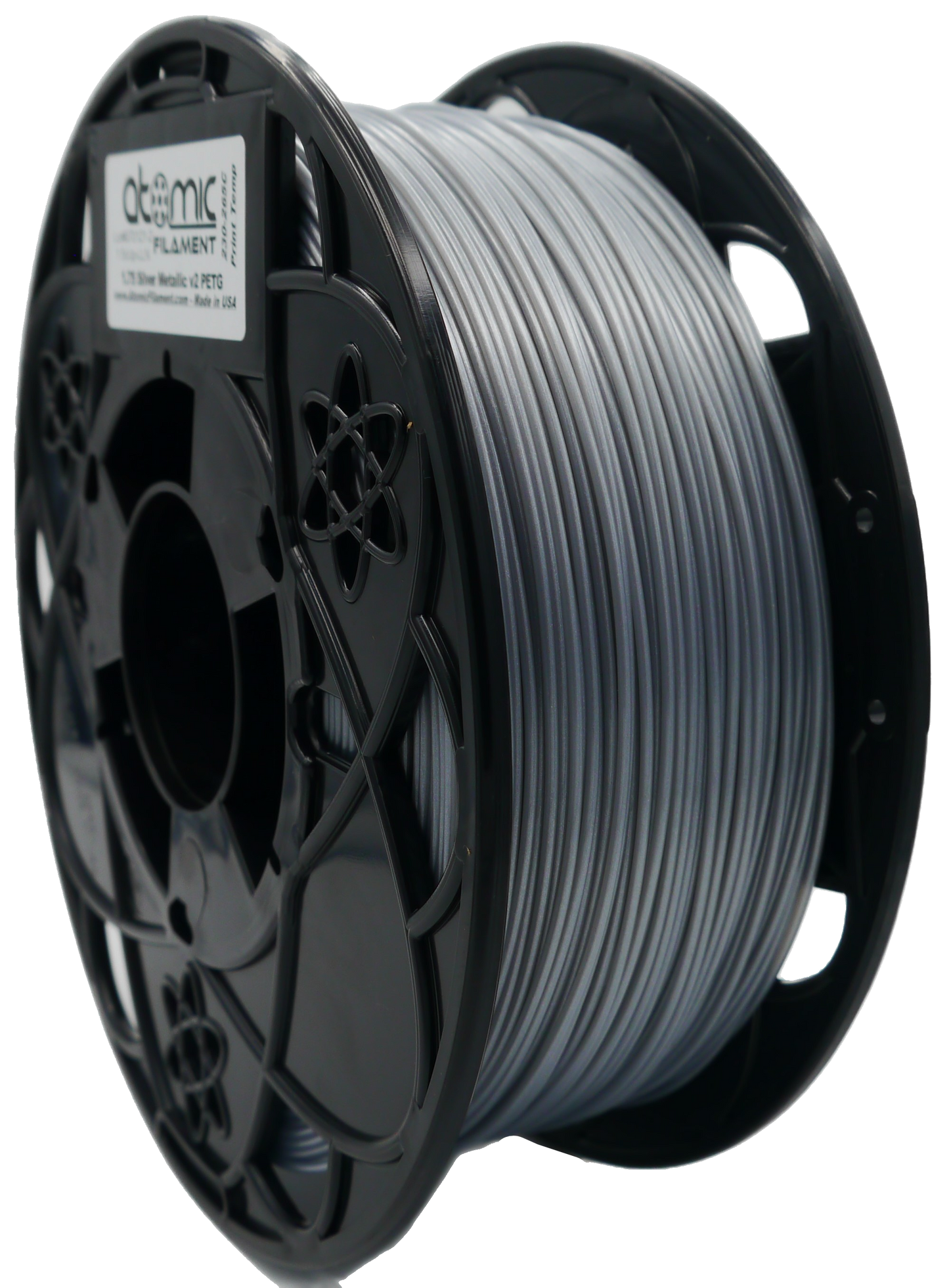 Sample Coil PETG - Metallic Silver v2 1.75mm