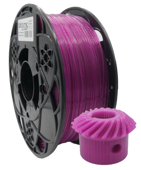 Sample Coil PLA - Amethyst Violet Gemstone Translucent