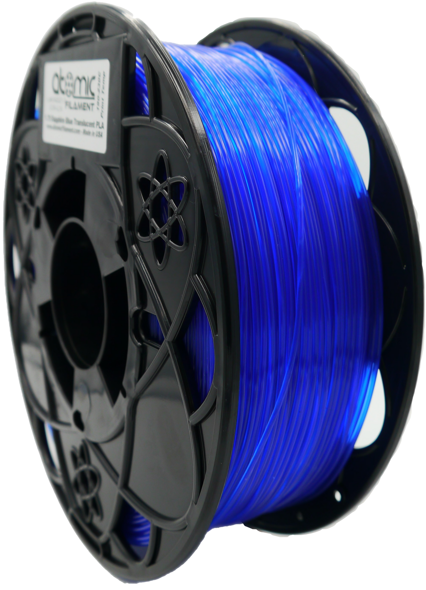 Sample Coil PLA - Translucent Sapphire Blue PLA