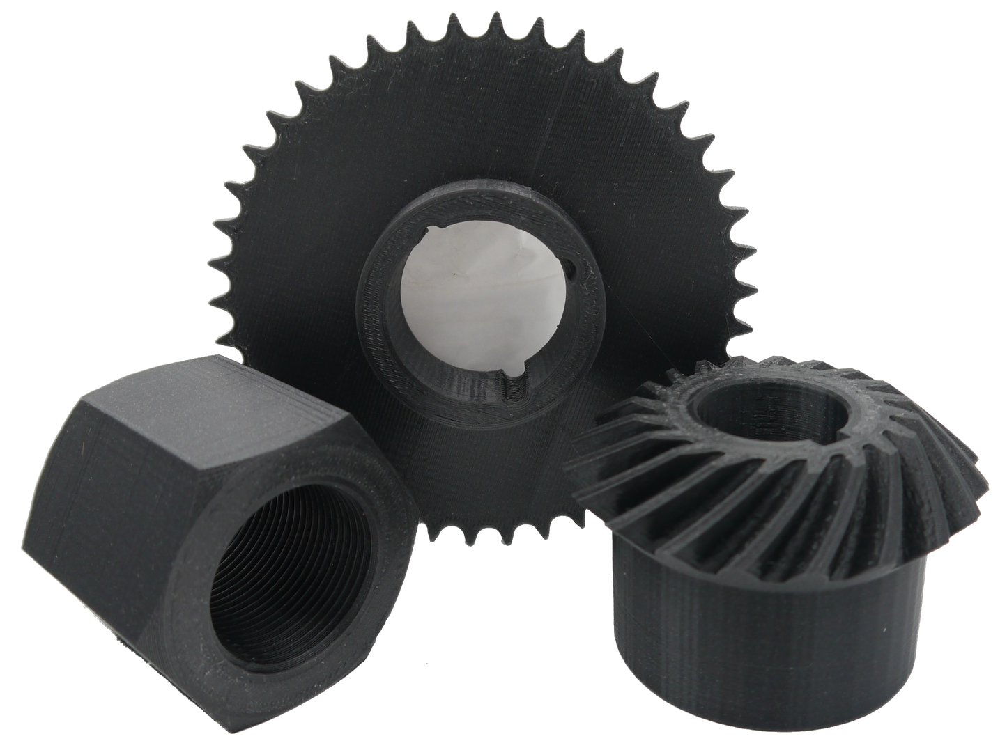 Carbon Fiber Extreme Black PLA Filament AMS Compatible