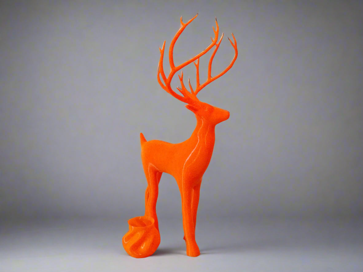 Neon Orange UV Reactive PLA Filament