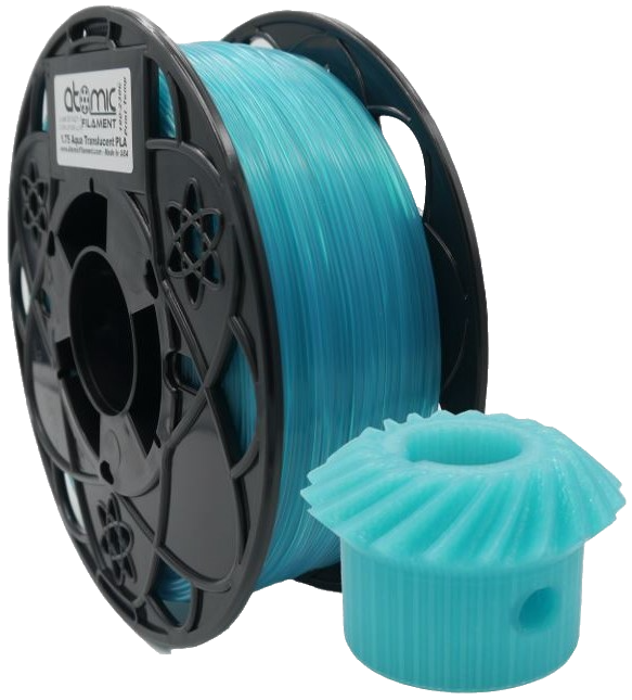 Sample Coil PLA - Aqua Gemstone Translucent