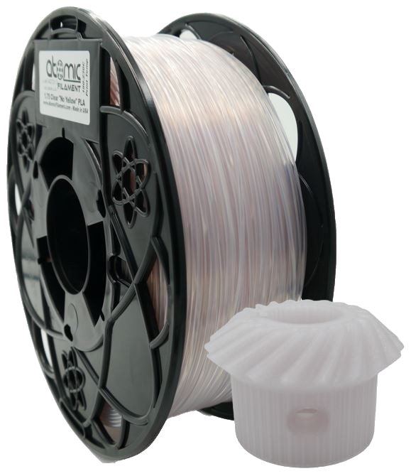 3.5KG Clear / Natural PLA Filament " NO YELLOW HUE"