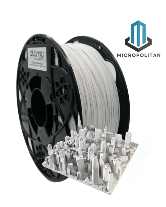 MICROPOLITAN Bright White PLA Filament