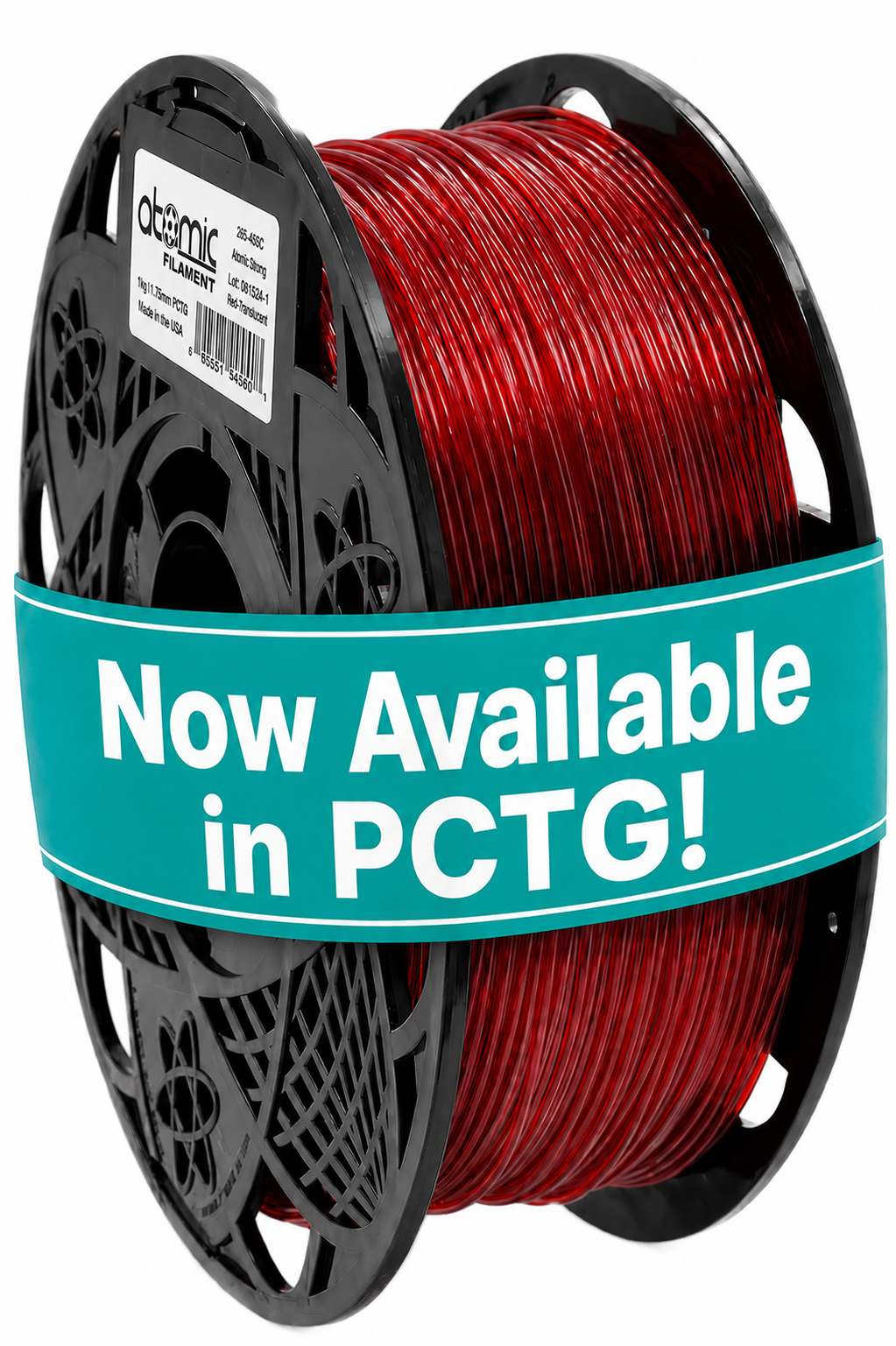 Gemstone Ruby Red Translucent PETG PRO AMS Compatible