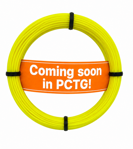 Sample Coil PETG - Neon Yellow UV Reactive 1.75mm