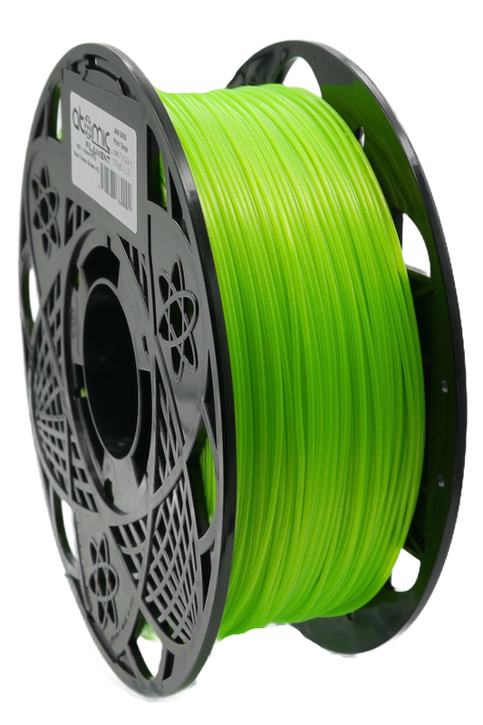 Pearlescent Translucent Neon Green PETG PRO v2 - UV Reactive