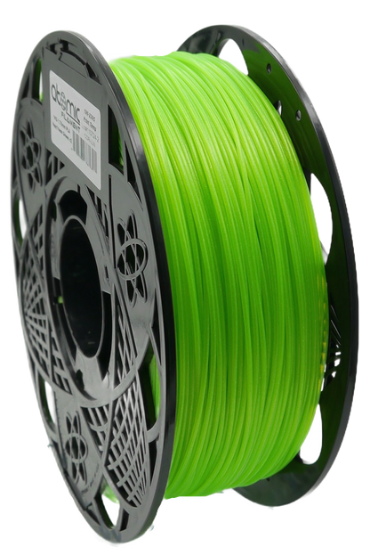 Pearlescent Translucent Neon Green v2 PLA - UV REACTIVE