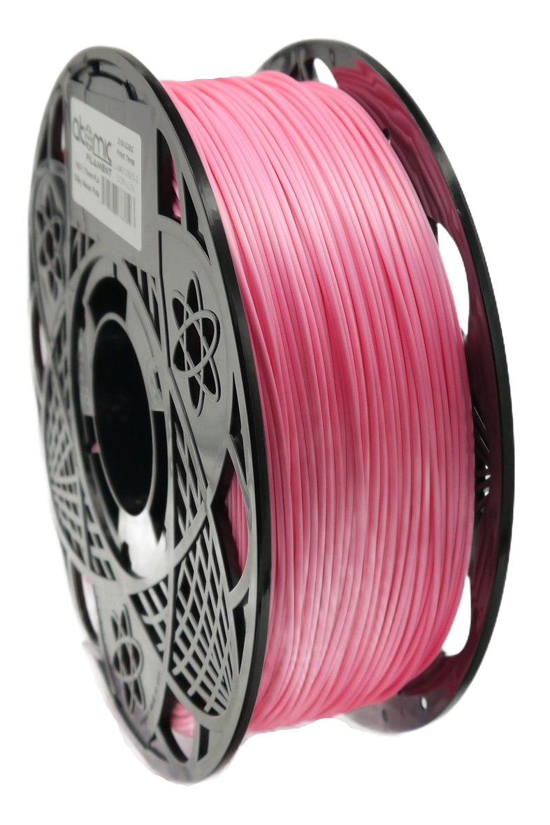 Silky Extreme Bright Neon Pink UV Reactive PLA Filament AMS Compatible