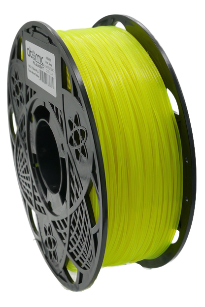 Translucent Neon Yellow PLA - UV REACTIVE
